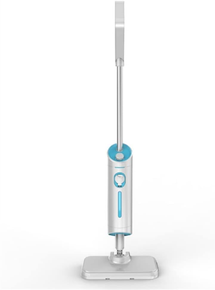 SMSOM Handheld Steam Cleaner, Steam Mop for Tile and Hardwood - Floor Steamer for Deep Cleaning, 300ml Water Tank, 16.5 ft Power Cord, Lightweight Steam Cleaner for Carpet Tile Laminate, White