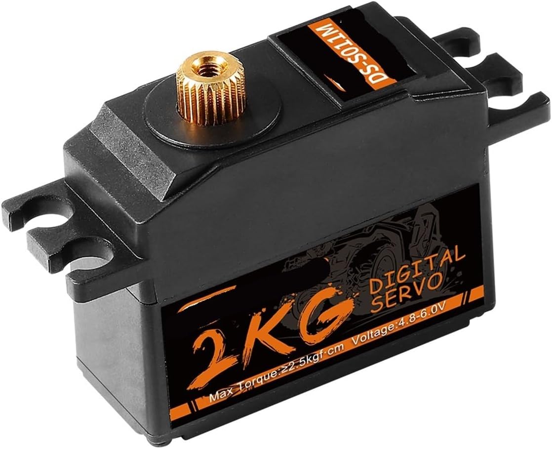 1/5/10/20pcs 2KG Metal Gear Digital servo Waterproof Suitable for 144001 12428 124018 Mn99s Mn86 1/12(20PCS Metal 2KG)