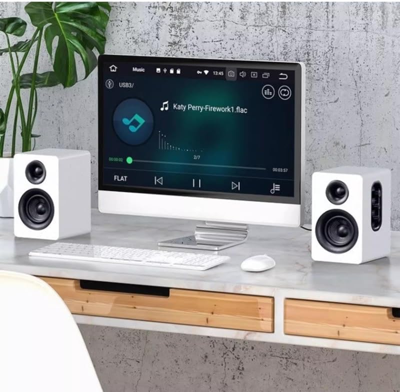 Desktop Desktop Laptop Wooden Bookshelf Hi-Fi Sound Card Gaming Active Speaker(D)