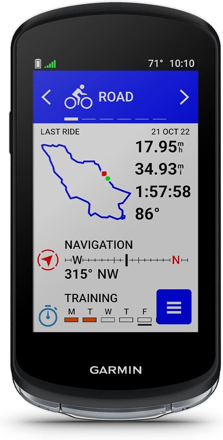 Garmin Edge 1040, GPS Bike Computer, On and Off-Road, Spot-On Accuracy, Long-Lasting Battery