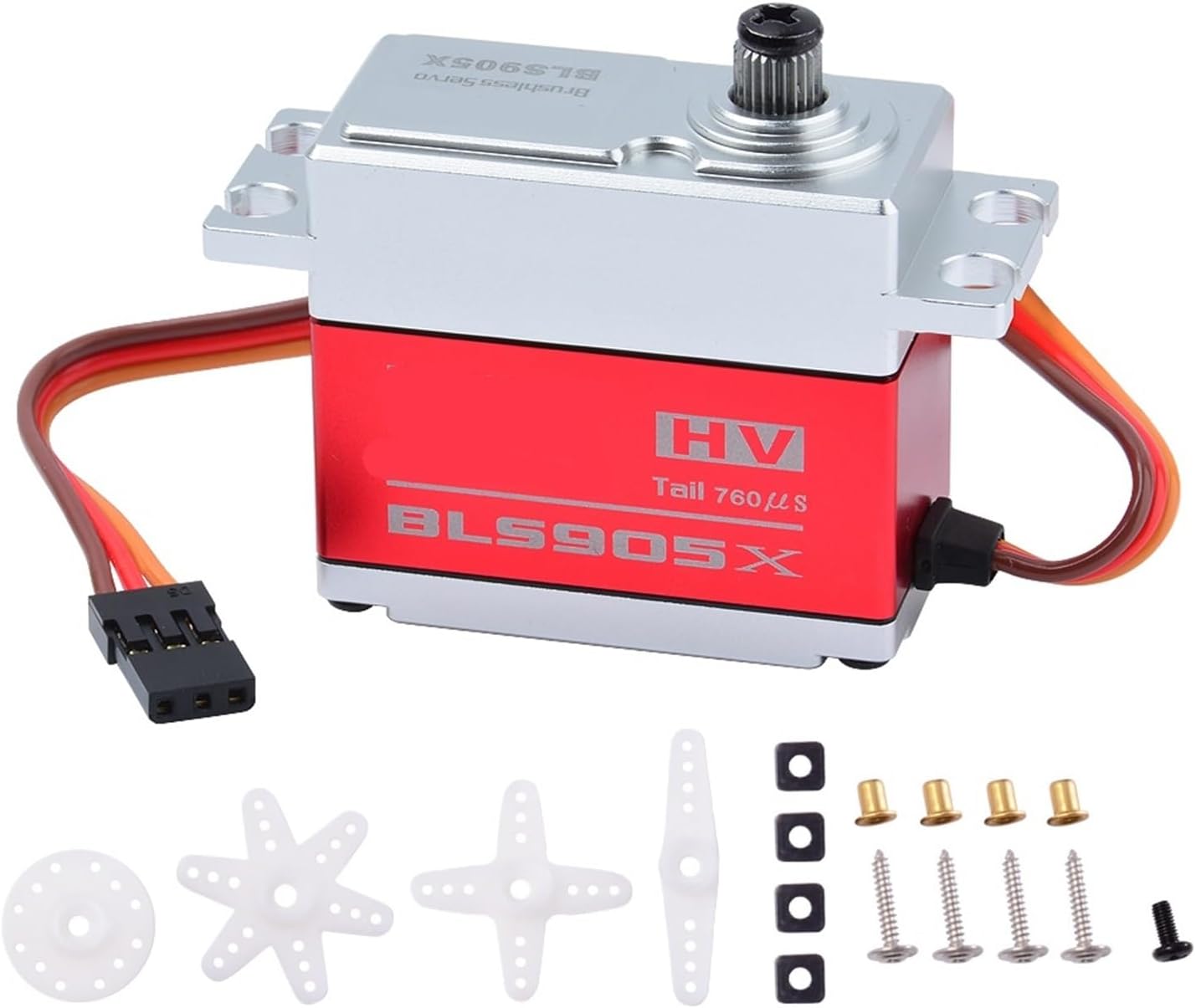 BLS905X 8.4v 8kg 0.035sec Standard brushless servo Motor for 550-700