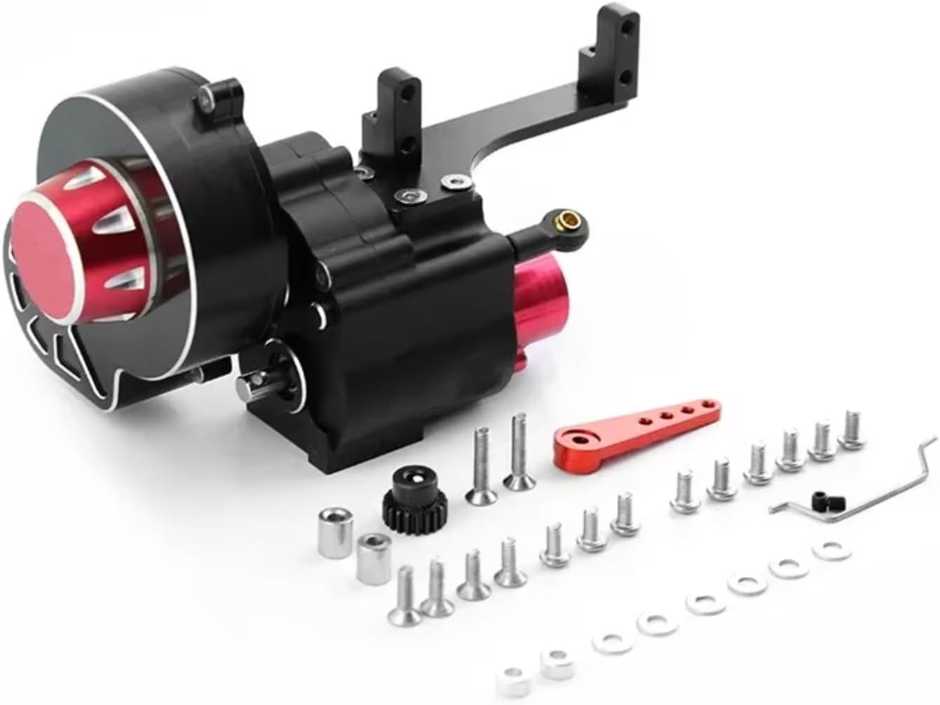 RC Gearboxes For Axial For SCX10 II III 1/10 Metal 2 Speed Shift Transmission Gearbox RC Crawler High Torque Smooth Shifting Upgrade Accessories