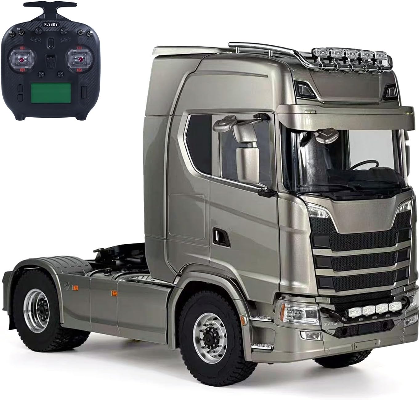 TOUCAN RC HOBBY 1/14 Remote Control Tractor Truck 770S Differential Locks 2Speed Gearbox 4WD RC Lorry Car for Tamiya Trailer Lights Sounds for Age 14+