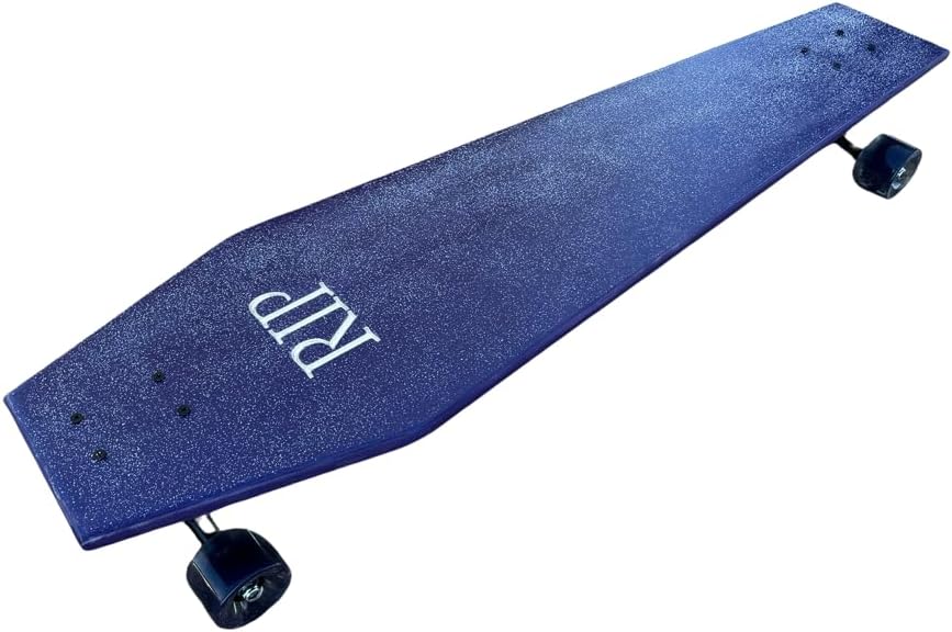 Coffin Death Tarot Purple Skateboard | Longboard | 42x12 | Coffin Croozer