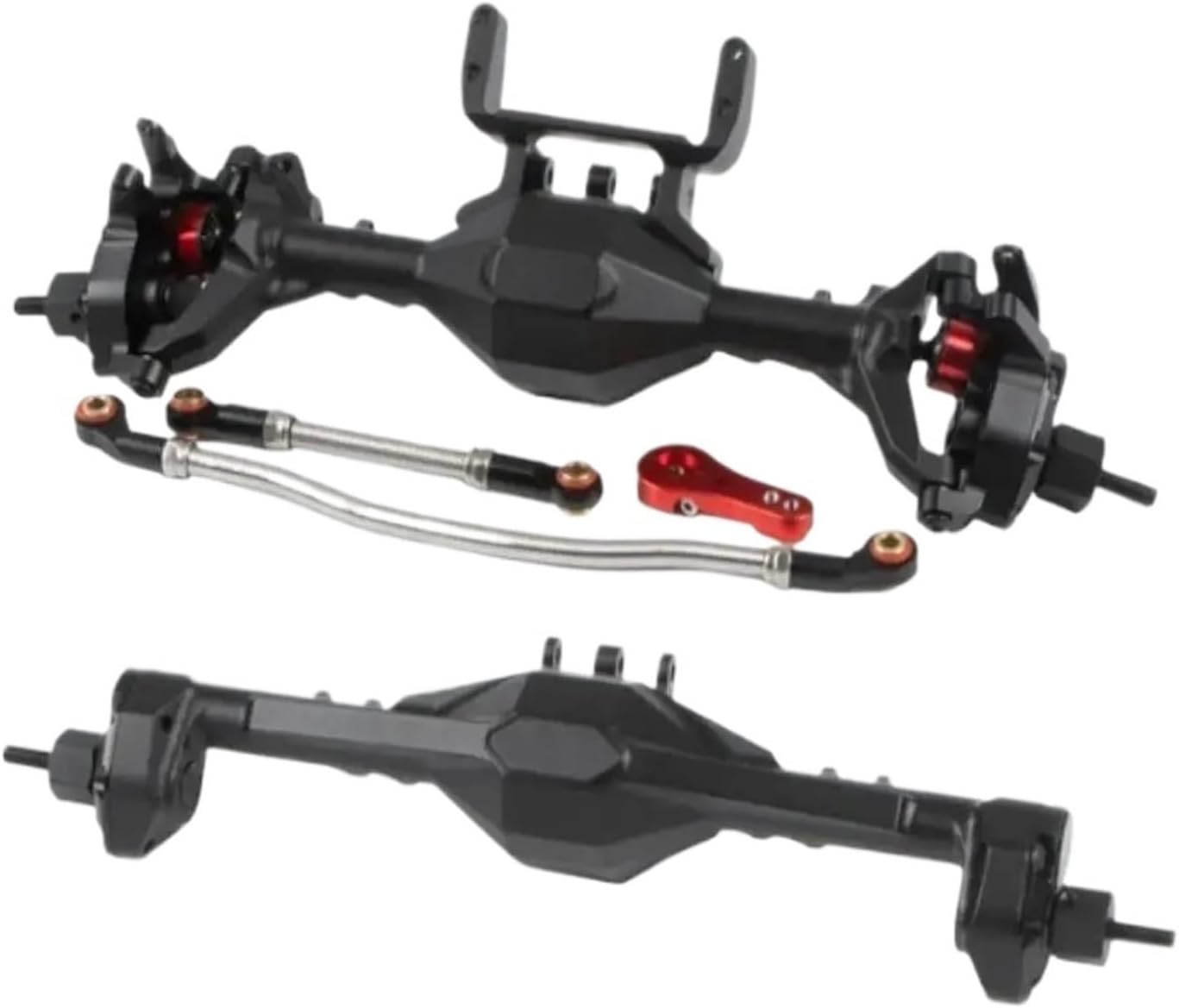 RC Vehicle Axles Compatible with Axial for SCX10 1/10 Crawler RC Upgrade Part Front Rear Axle RC Car Part Rc Front Rear Axle Upgrade Accessories