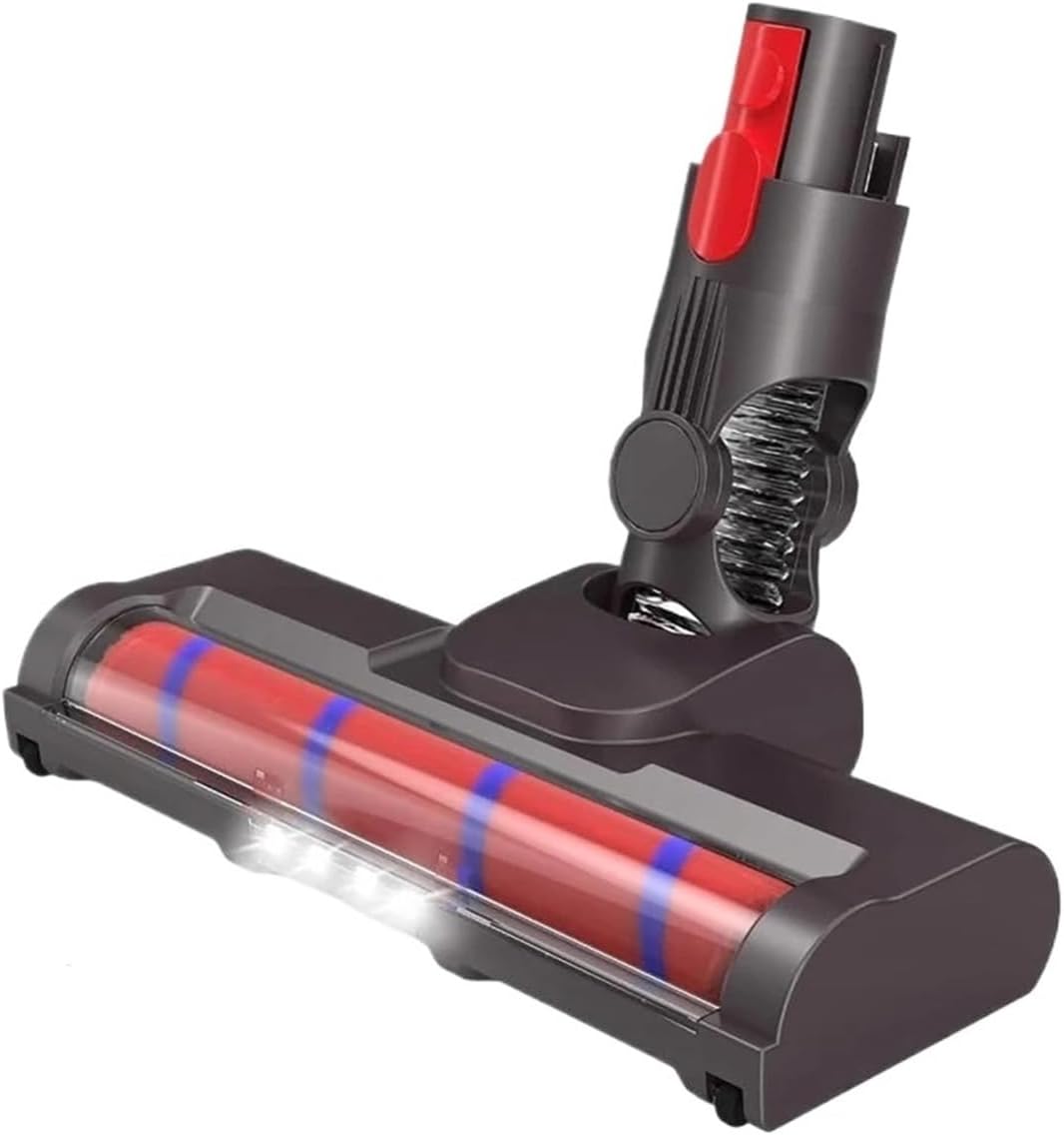 Soft Roller Cleaner Head With LED Light,Compatible For Dyson V7 V8 V10 V11 V15 ， Vacuum Attachment