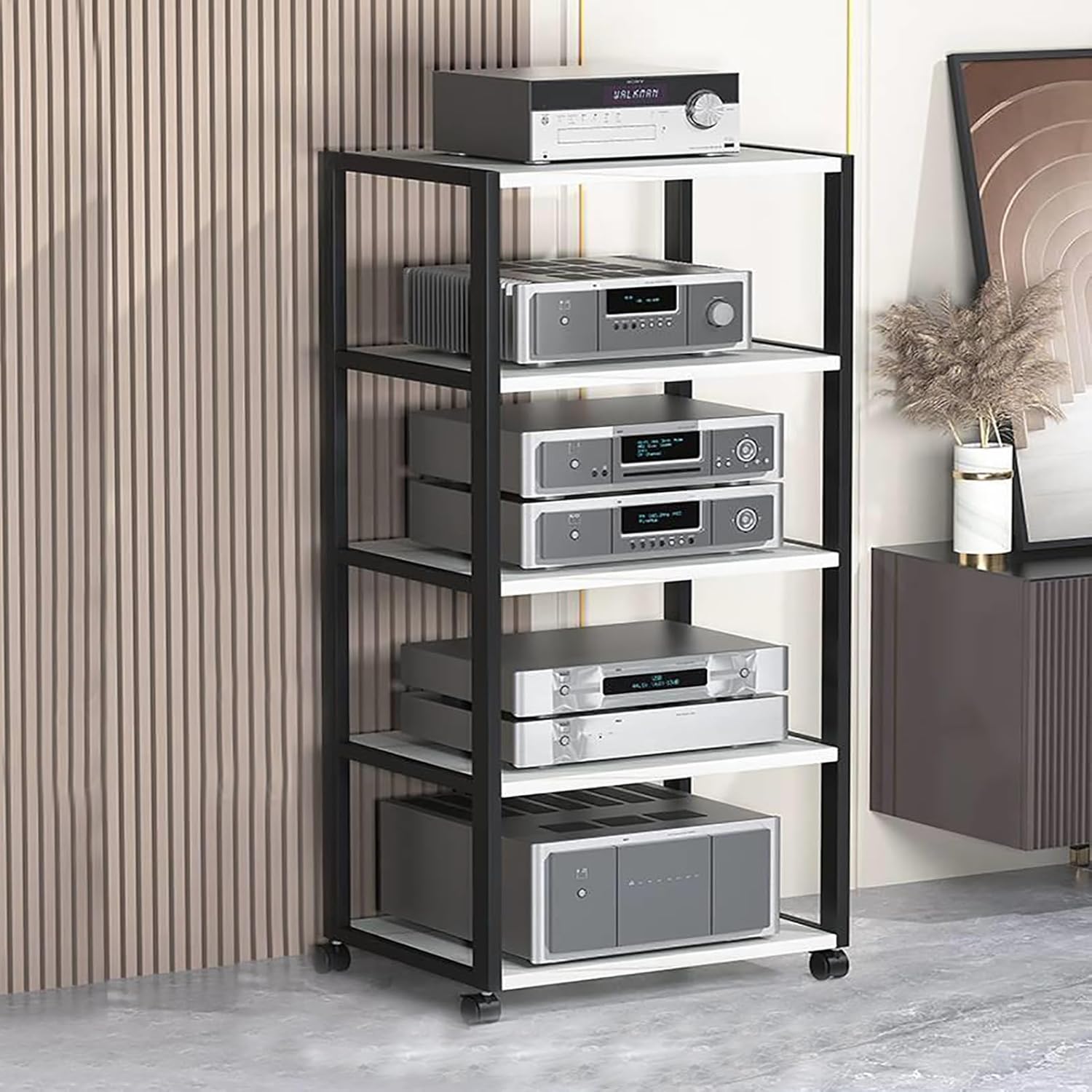 JIAHESHYP 4/5-Tier AV Media Stand