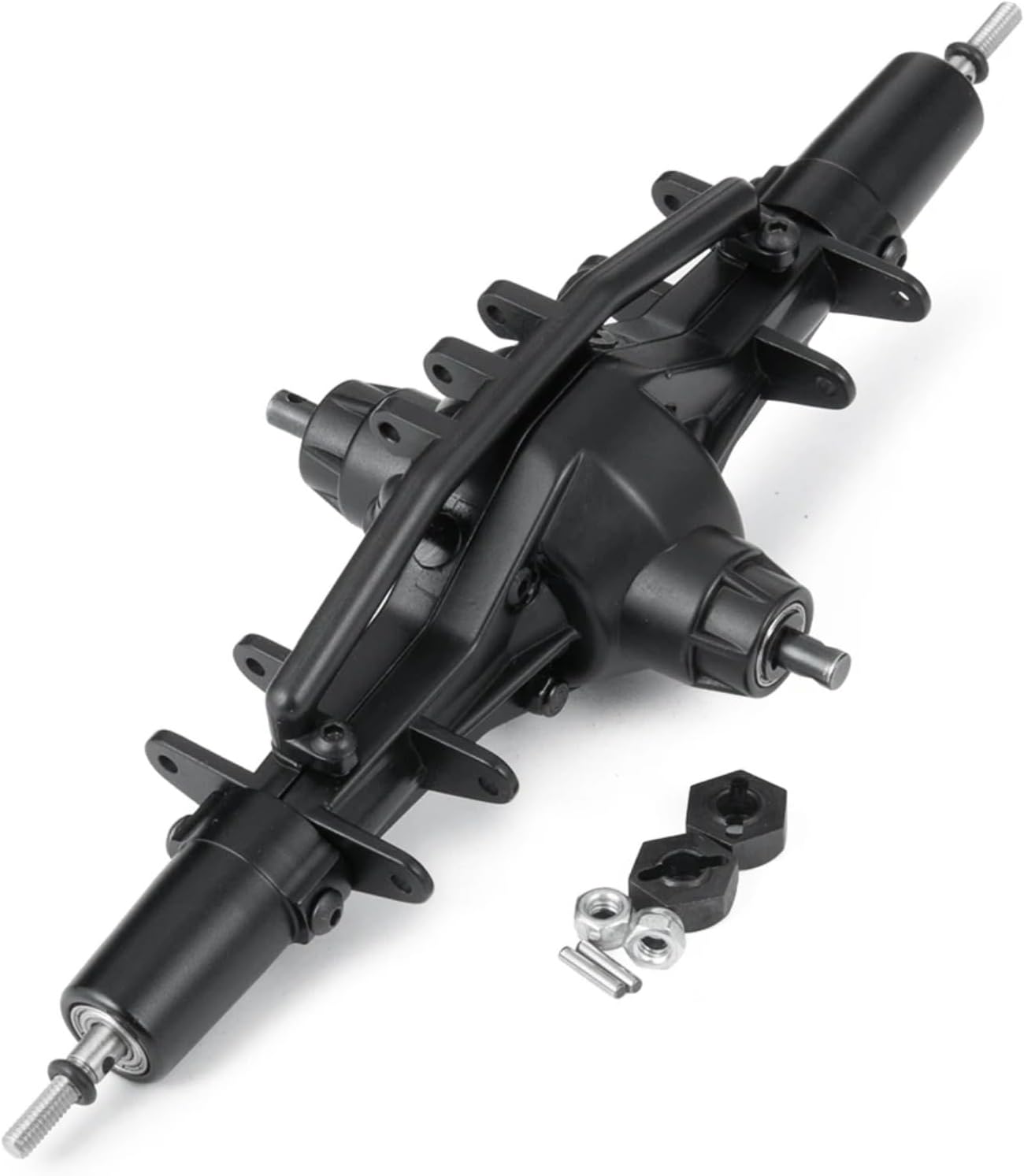 Compatible with Axial for SCX10 90021 90027 90028 1/10 RC Crawler Car Upgrade Parts Front Middle Rear Complete Axle RC Front and Rear Axle(1Set)