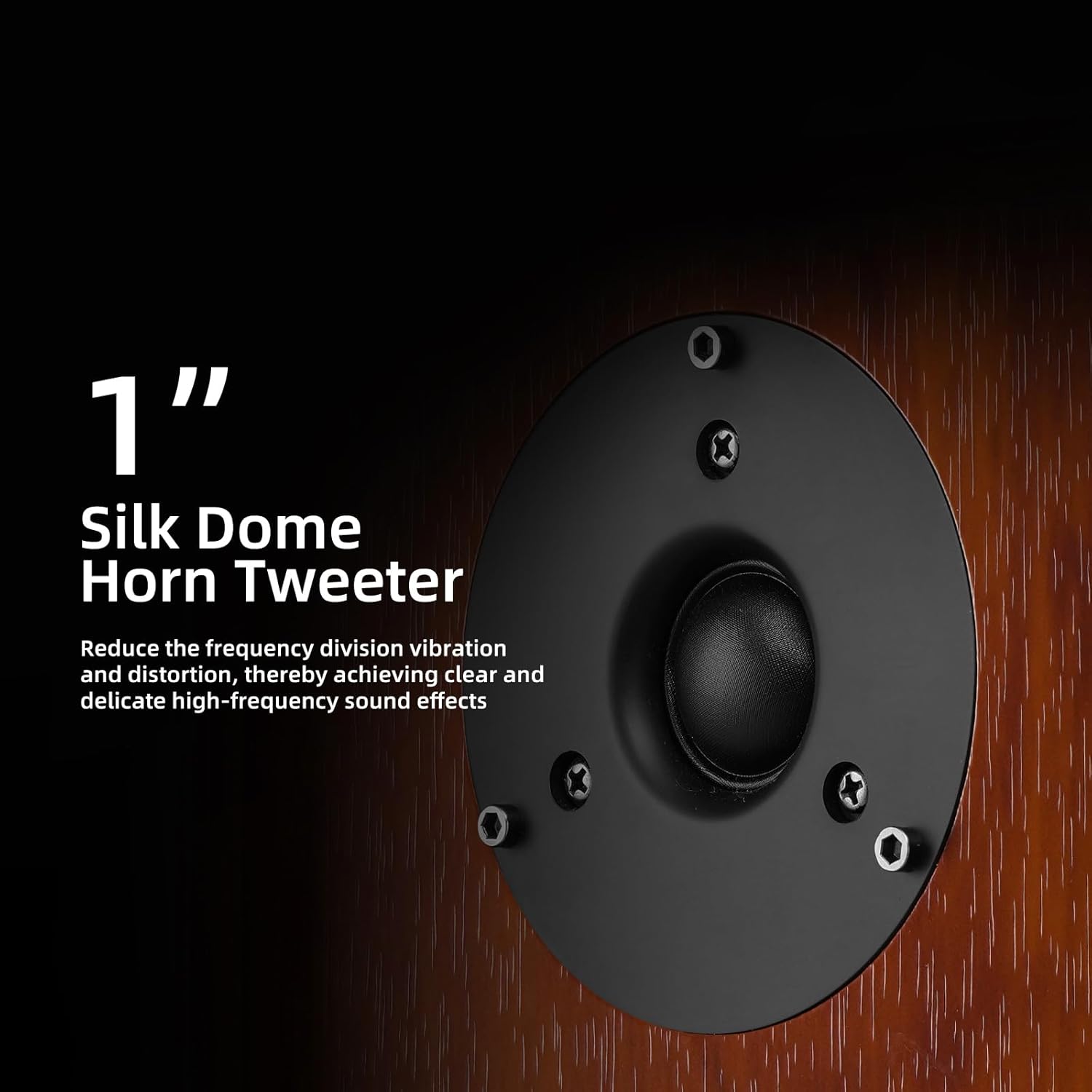 Passive Floorstanding Stereo Speakers, Tower Design with 1