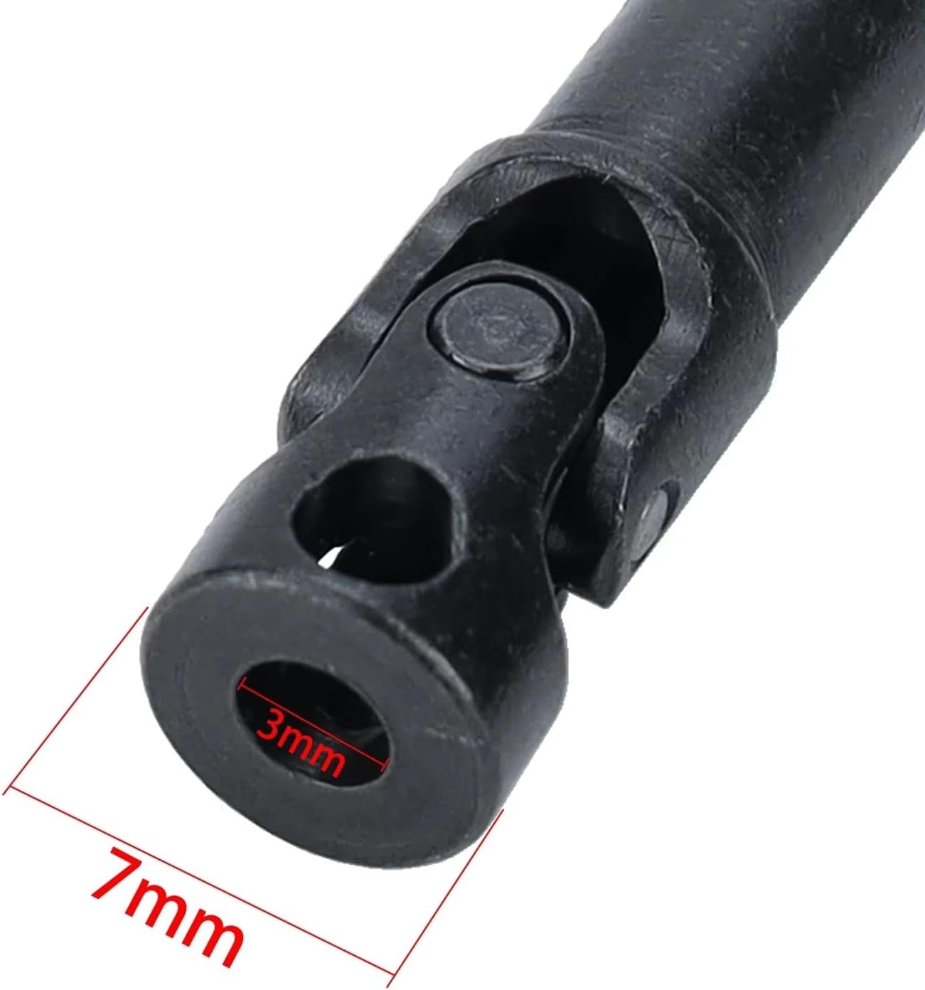 Compatible with Axial for SCX24 C10 AXI00001 for JLU for Bronco 1/24 RC Crawler Car Upgrade Parts Steel Front Rear CVD Driveshaft RC Car DriveShafts