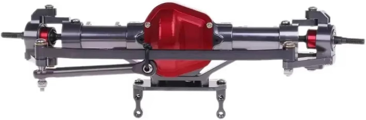 RC Car Upgrade Parts Compatible with Axial for SCX10 1:10 RC for Rock Crawler Car RC Car CNC Metal Front Rear Axle Upgrade Parts(Front and Rear)