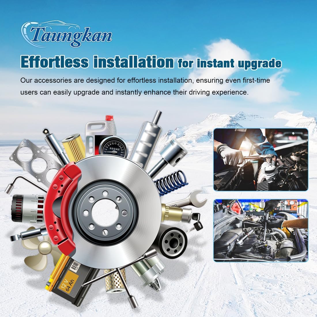 Front Brake Rotor Right 1PC for Lexus RC F 5.0L 2015 2016 2017 2018 2019, for Lexus GS F 5.0L 2016 2017 2018