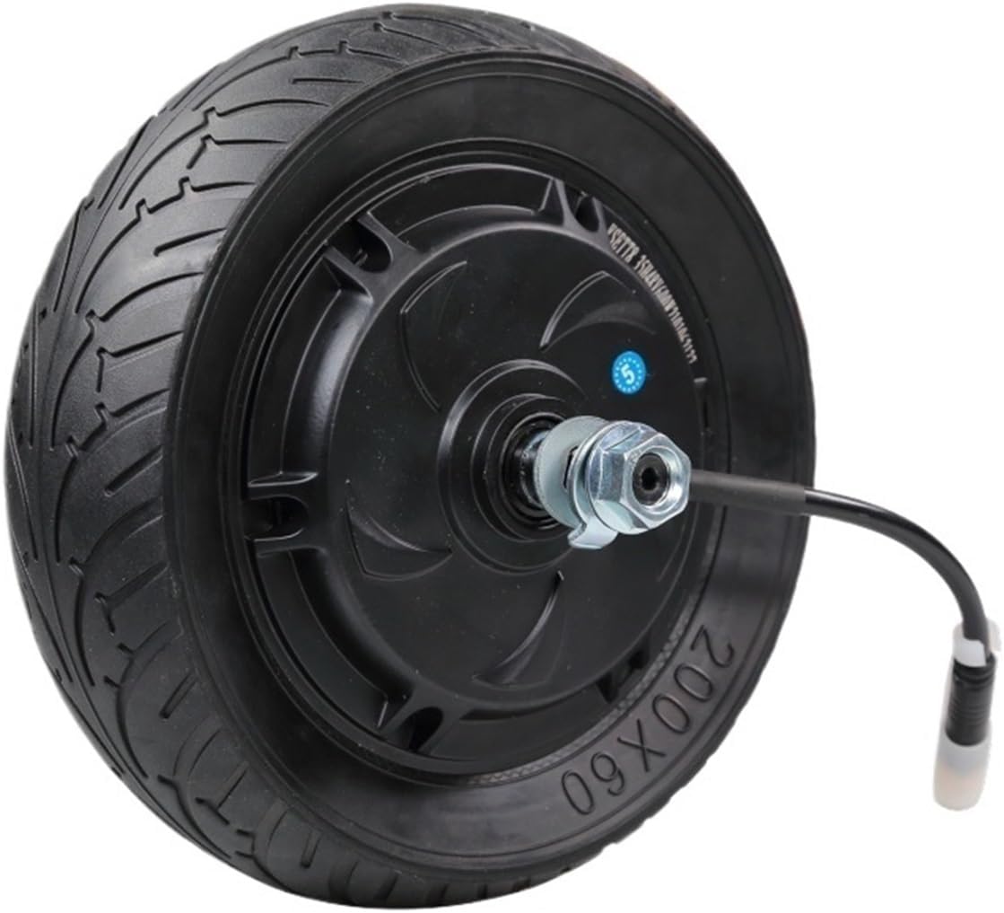 Inch Motor with Solid Tire and Drum Brake Only Electric Scooter 48V 600W 200×60mm Compatible WithMACURY, 1 Piece