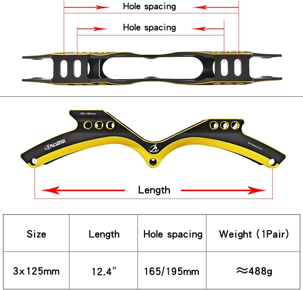 Professional Speed Skates Shoes 3 Wheels for Man 3X125MM Big Wheels Carbon Fibre Roller Skating Shoes Black Inline Skate Shoes