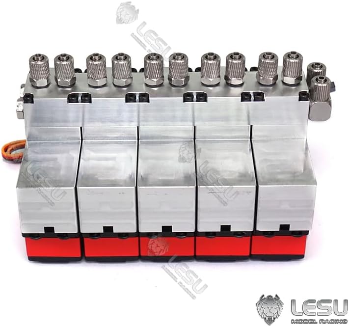 TOUCAN RC HOBBY LESU 5CH Reversing Valve Servo for 1/14 RC Hydraulic Truck Loader Excavator