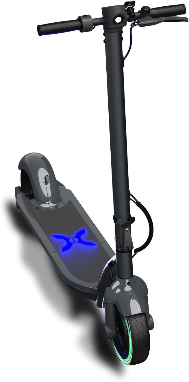 Hover-1 Alpha 2.0 Foldable Electric Scooter with 450W Brushless Motor, 18 mph Max Speed, 10” Air-Filled Tires and 12 Mile Range