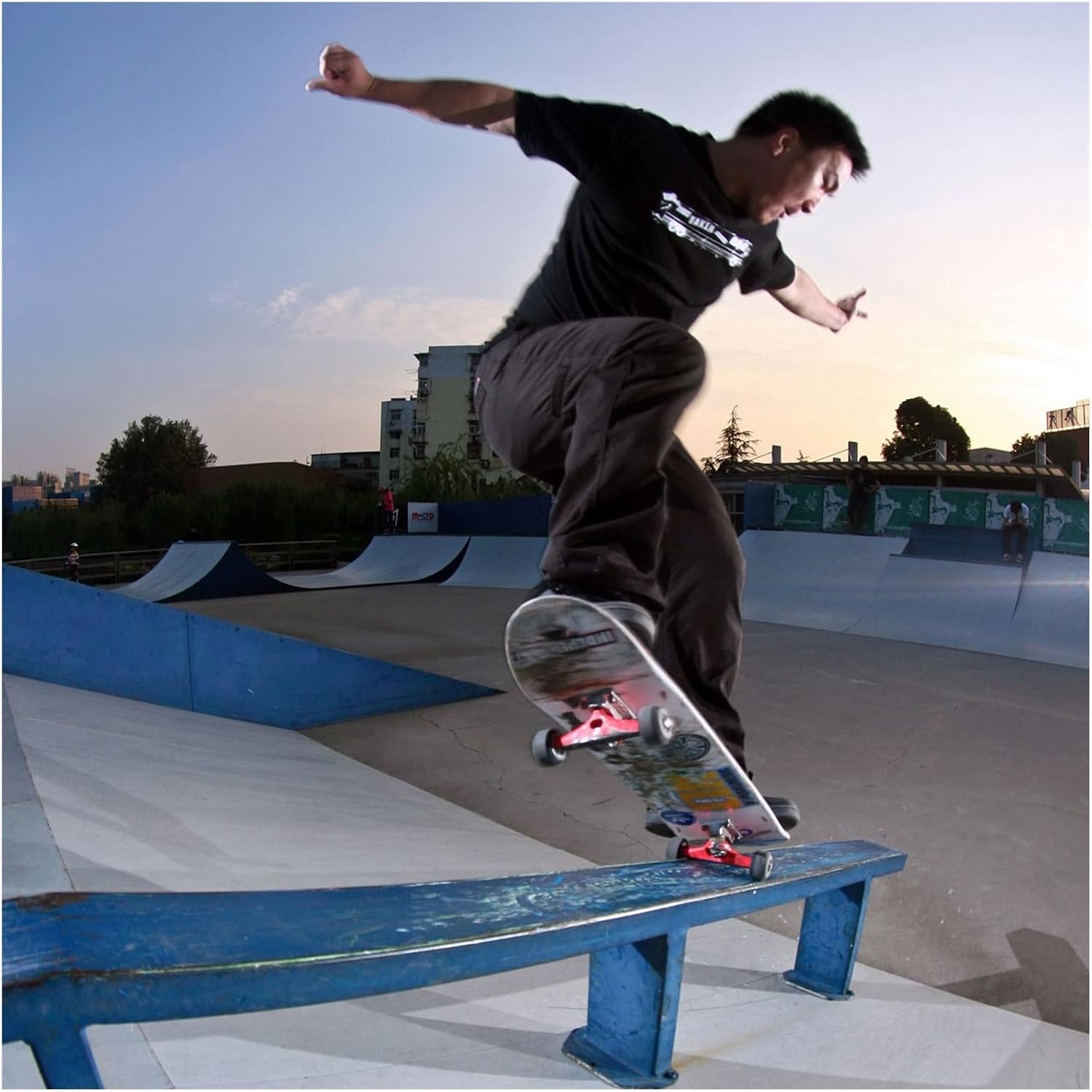 Skateboard 42 Inch Longboard Deck-Mounted Snowboard Freestyle Longboard Skateboard Suitable for Skateboarders(Black Cat)