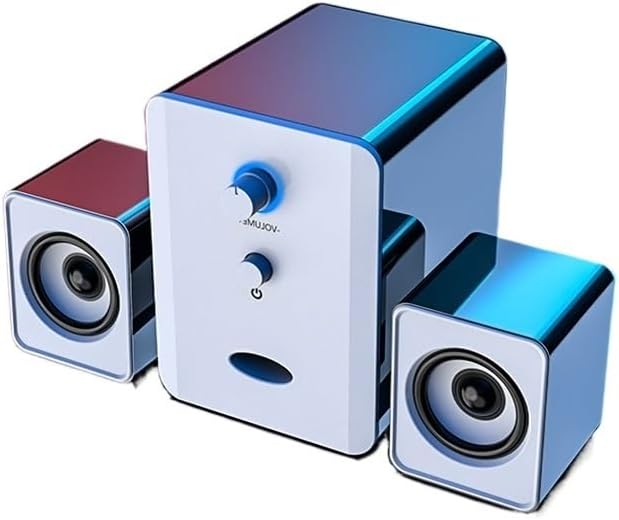 JSEIAJB Desktop Computer Speaker Home Desktop Subwoofer Wired Mini Speaker Speaker 2.1usb Small Speaker