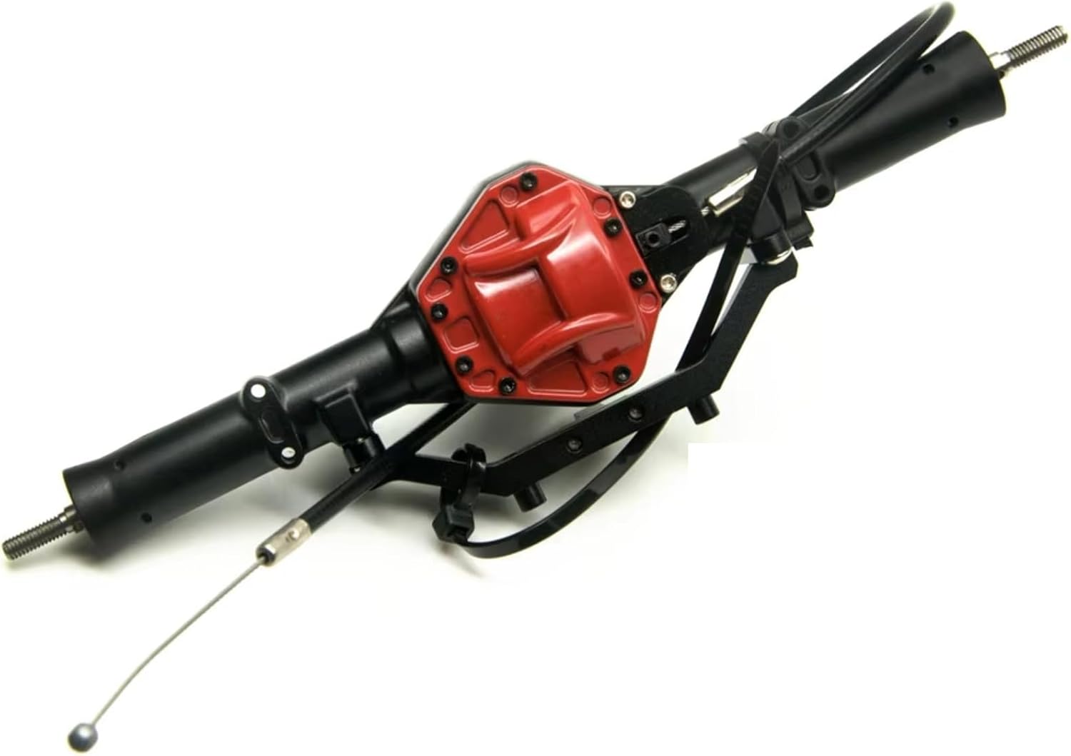 Compatible with Axial for SCX10 CC01 F350 1/10 RC Crawler Car Parts Metal Alloy Front and Rear Complete Axle Set RC Front and Rear Axle(1Set)