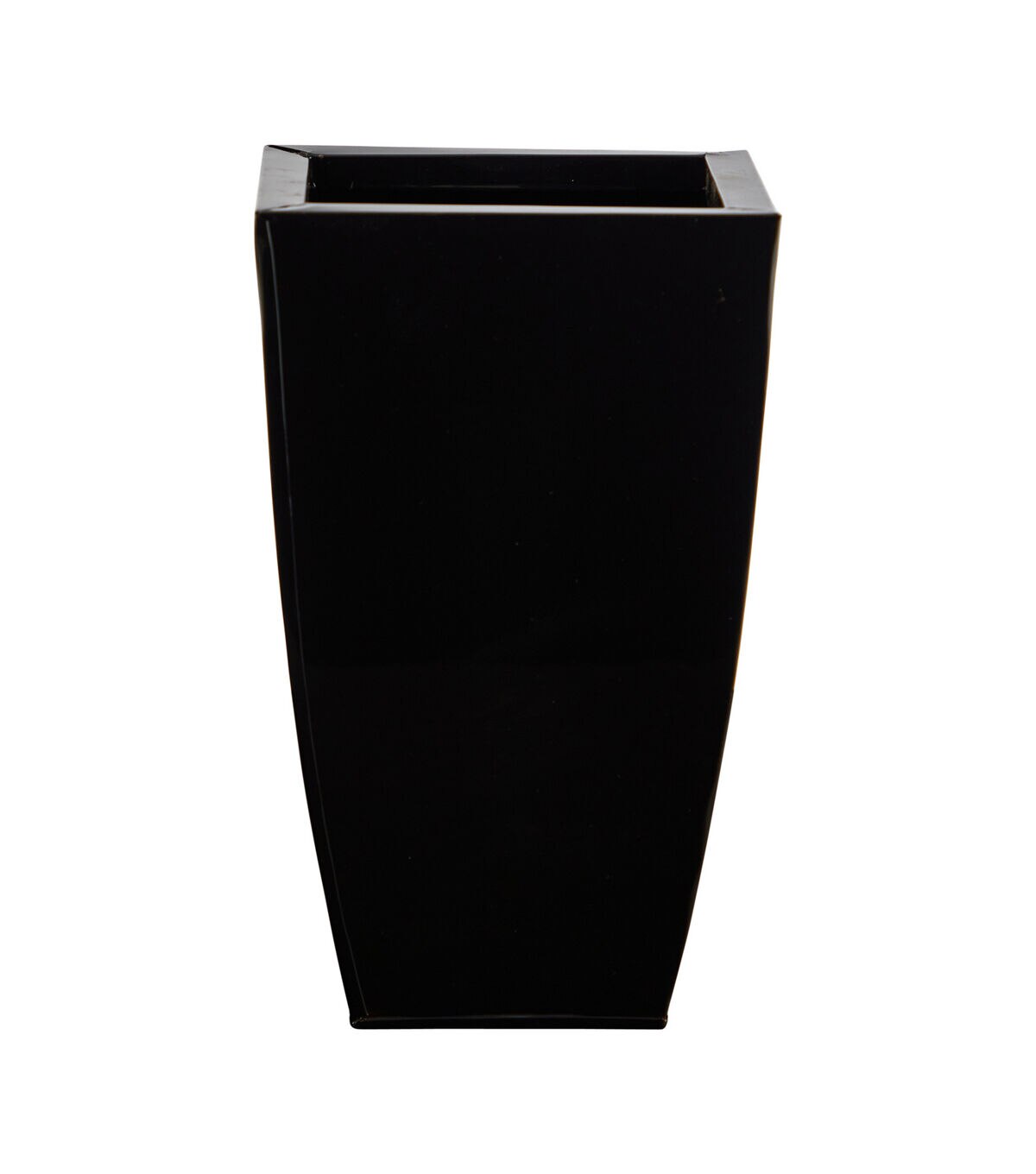 Nearly Natural 13 Brown Tapered Geometric Metal Planter