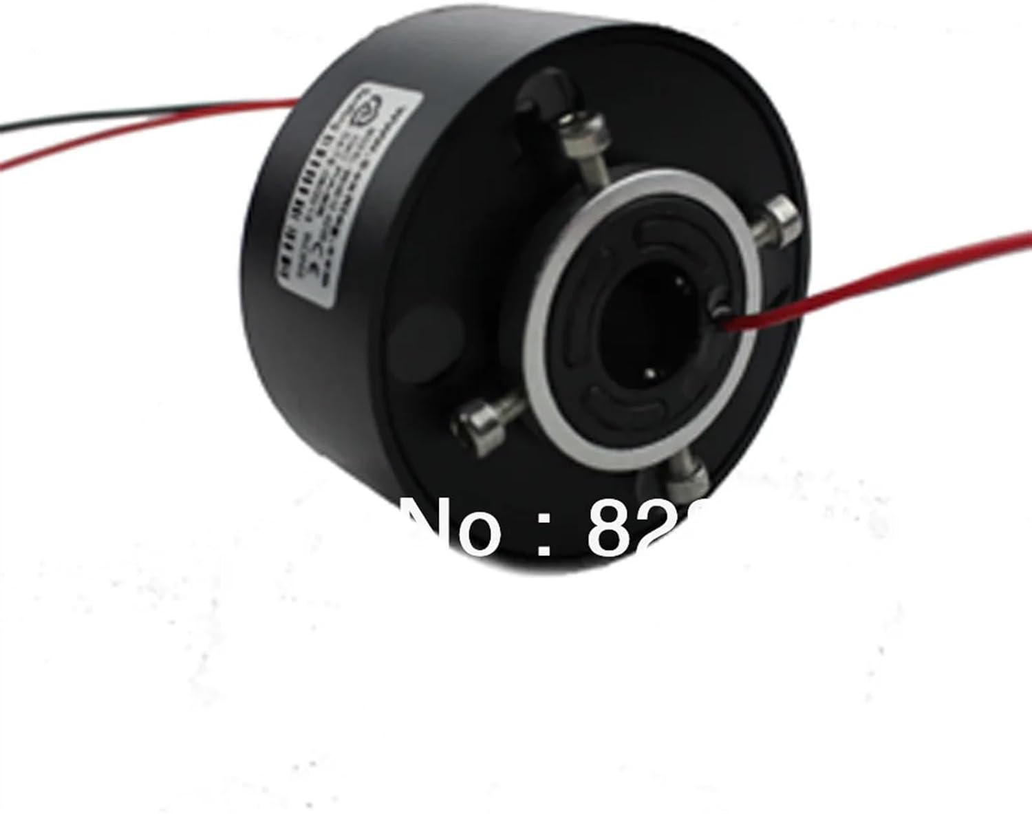 Mini Rotary Joint Connector 2 Circuits 10A with bore size12.7mm of Through Hole Slip Ring