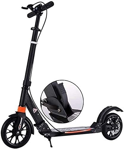 Scooters Kick Scooter for Adults Kids Foldable Adult Kick Scooters with Disc Brakes 2-Wheel Commuter Scooters with Big Wheels Birthday Gifts for Adults/Teens/Kids Up to 100kg Non-Electric