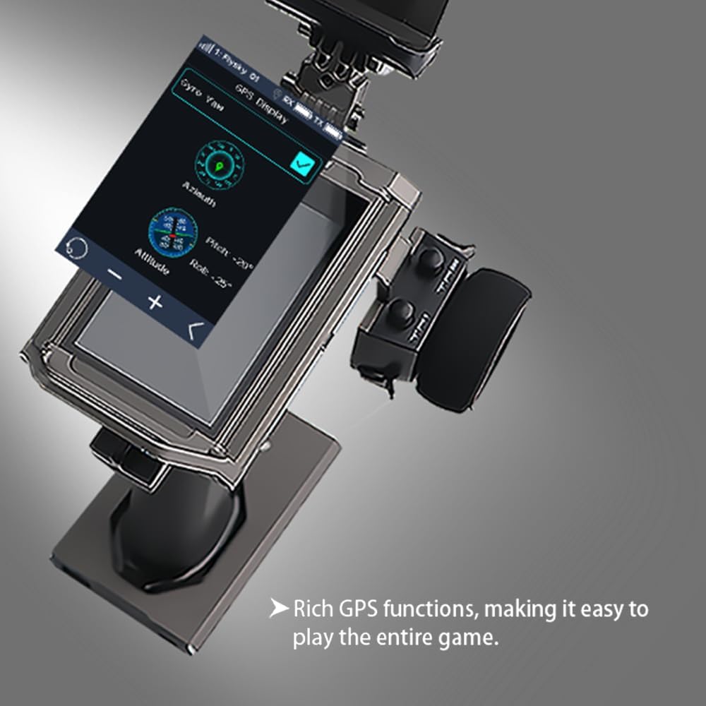 GoolRC Flysky Noble NB4 Pro+ 2.4GHz 18CH Radio Transmitter with FGr4B & FGr8B Receiver, 3.5 Inch IPS Touch Screen Remote Controller with Receiver for RC Car Boat