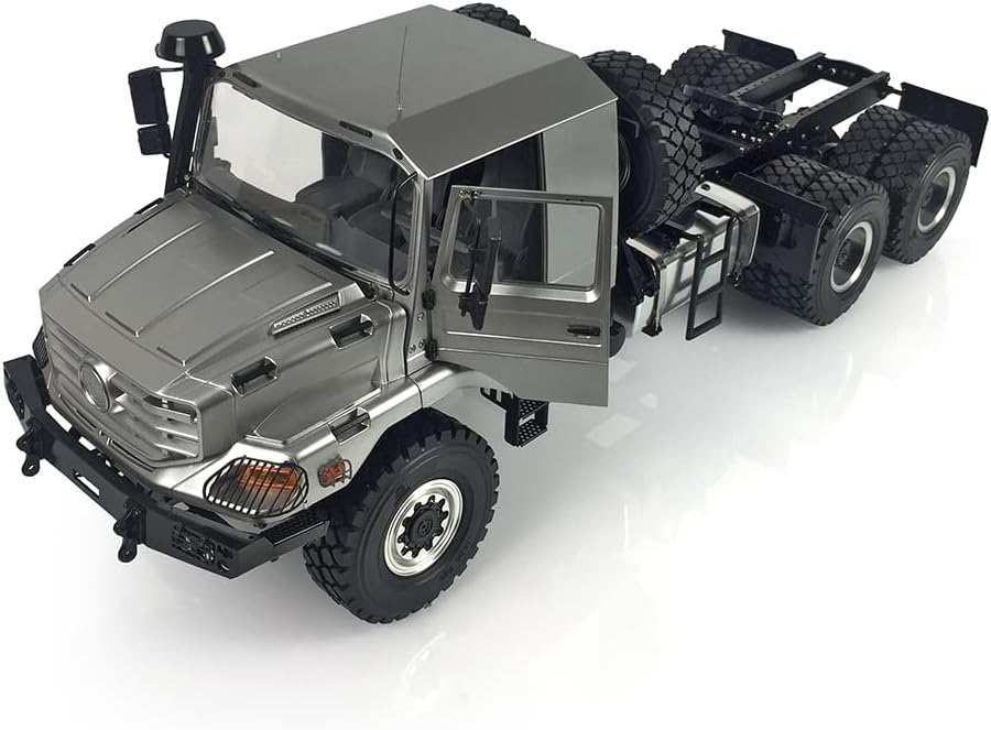 TOUCAN RC HOBBY 1/14 26.5Inches Metal 6X6 Remote Control Off Road Tractor Truck 2Speed Gearbox Differential Axles Metal Chassis No Battery for Ages 14+