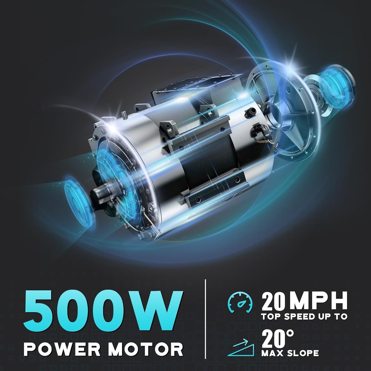 Caroma Electric Scooter Adults, Powerful 350W/500W/750W Motor, Top Speed 20/25 Mph & 18/25/30 Miles Range, 8.5