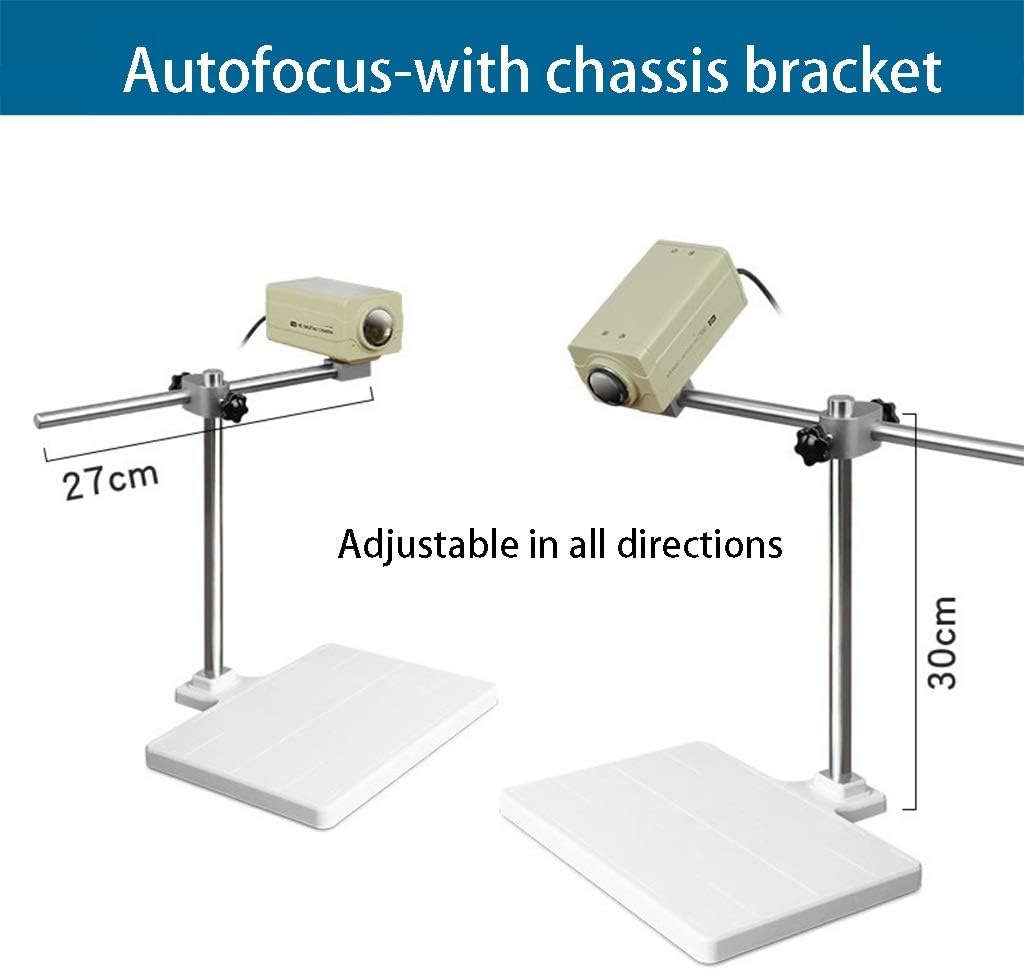 Auto Focus Video Camera with Microphone for Live Streaming,Video Conferencing,Online Teaching,1080P Webcam, Compatible with Windows Systems (Color : Chassis Bracket)