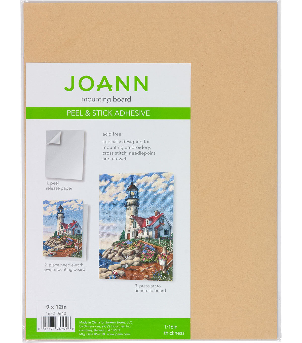 JOANN Peel & Stick 9x12 Mounting Board