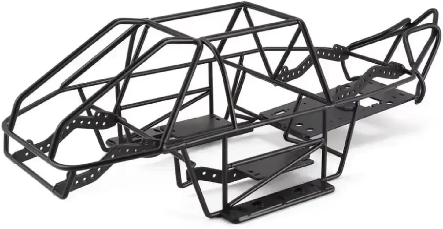 Compatible with Axial for SCX10 II 90046 90047 1/10 RC Crawler Truck Cars Upgrade Parts Steel Full Tube Frame for Chassis Body Roll Cage RC Car Accessories