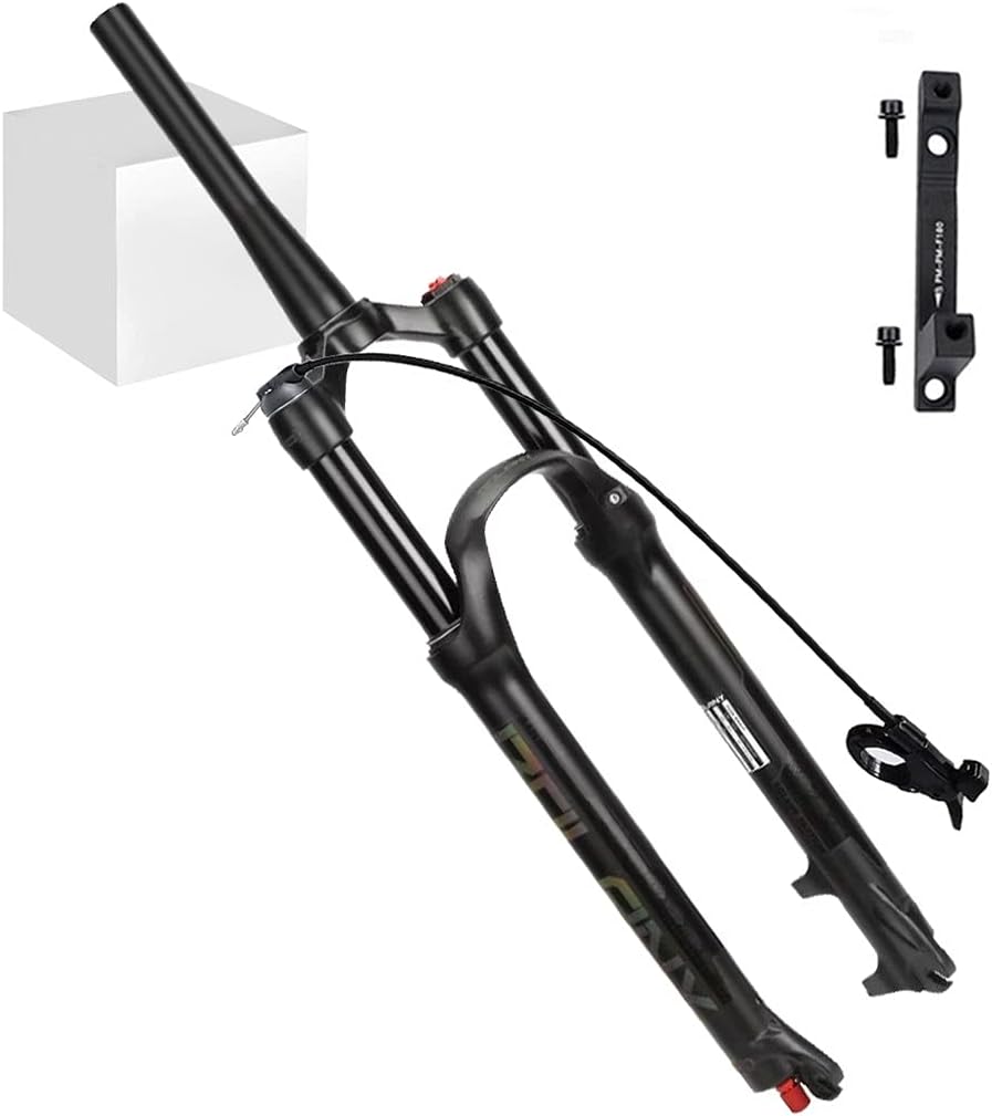 26/27.5/29 Mountain Bike Air Suspension Fork FKA004 Rebound Adjustment QR 9mm Travel 120mm Manual/Remote Locking Rebound Adjust