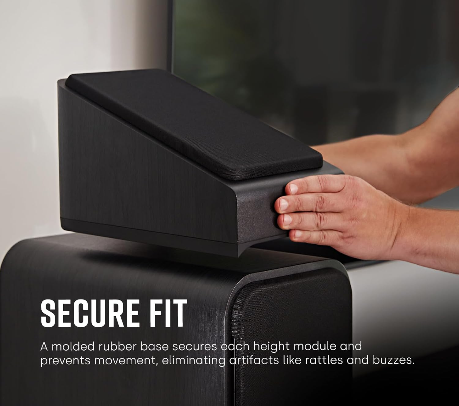 Polk Signature Elite ES90 Height Module Speaker (Pair) for Immersive Overhead Sound, Terylene Dome Tweeter, Mica-Fortified Polypropylene Midrange Woofer, Dolby Atmos, DTS:X, & IMAX Enhanced, Walnut