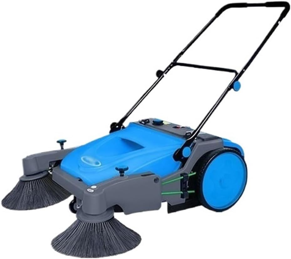 Walk Behind Manual Push Floor Sweeper Hand Pushed Sweeping Machine for Parks Residential Area Property Management Roads, Breeding Farms and Vacuum Cleaners Industrial Sweeping Machine