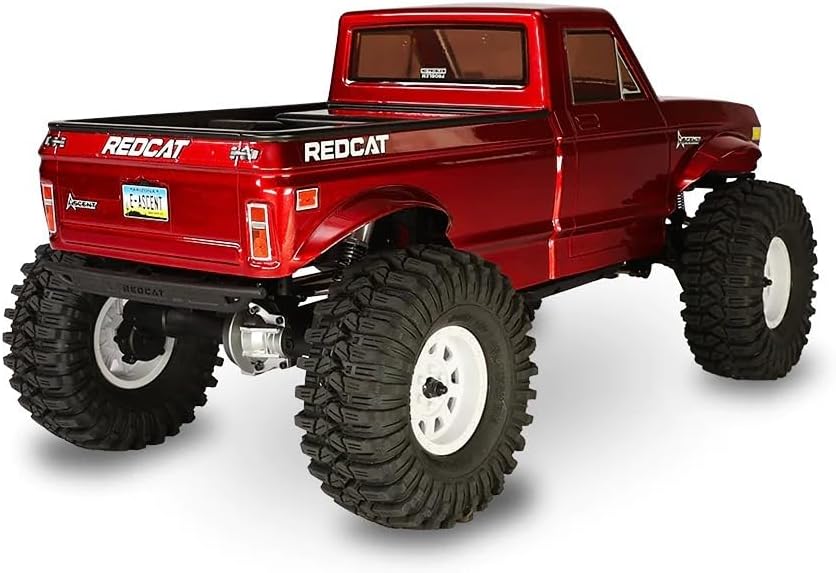 Redcat Ascent 1/10 Scale Low Center of Gravity (LCG) Performance Rock Crawler - Red
