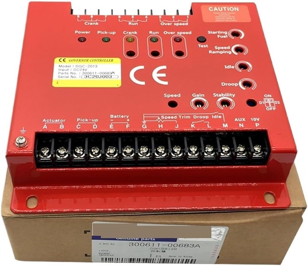 1pcs Generator DGC-2013 Electronic Governor Controller P126 Speed Control Unit DGC2013 300611-00683 Replace DGC-2007(DGC-2013)
