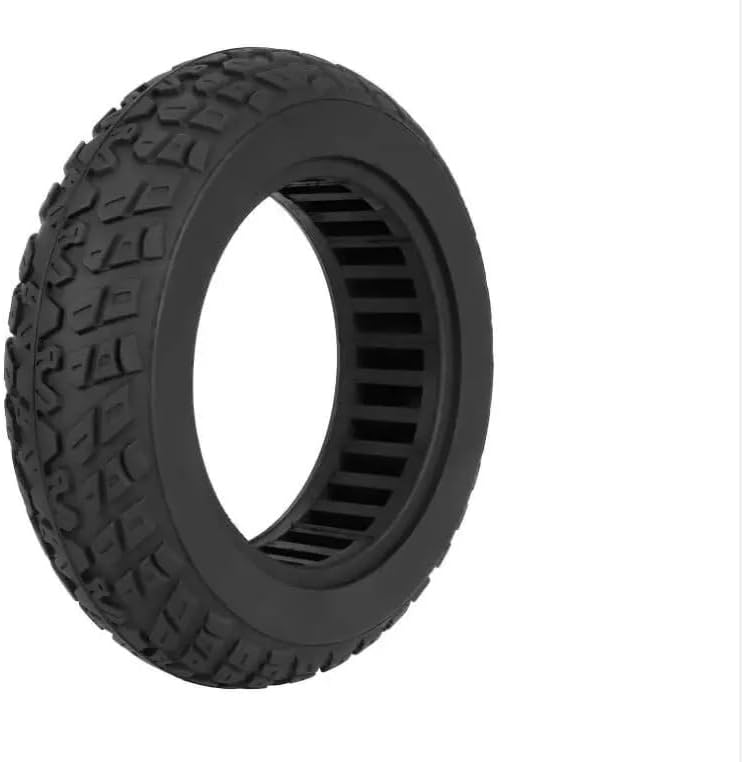 Motorized Scooter 10x2.70-6.5 Solid Tire for SEALUP Speed/Way 5 Ku/goo G-Booster/G2 Pro SEALUP Electric Scooter Wheel Cross-Country Tyre Parts Motorized Scooter(Black) (Black One Size)
