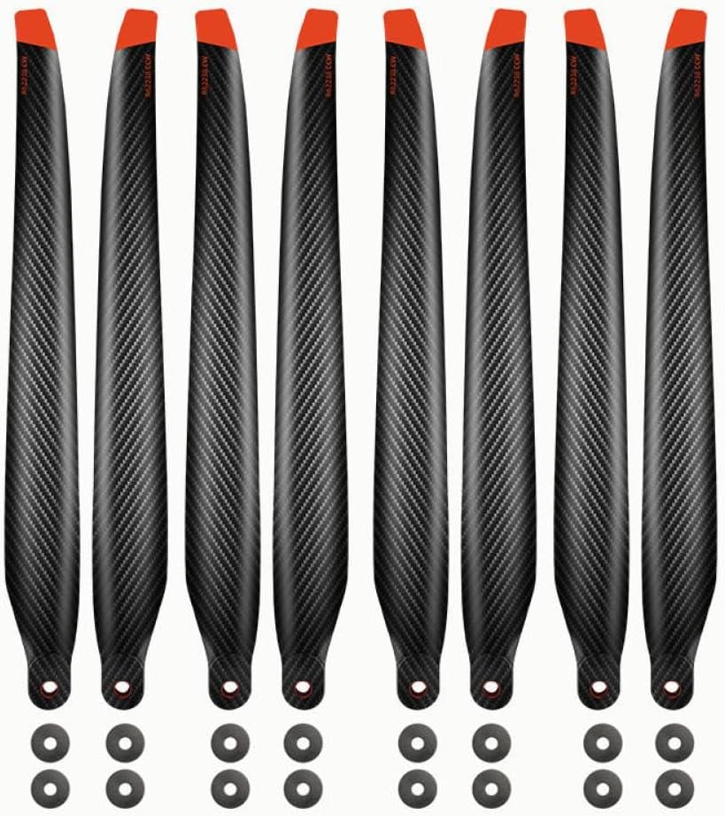 62238 Carbon Fiber Drone Propeller CW CCW Folding Compatible With T70 T70P T100 Farming-related Drones(4CW 4CCW)