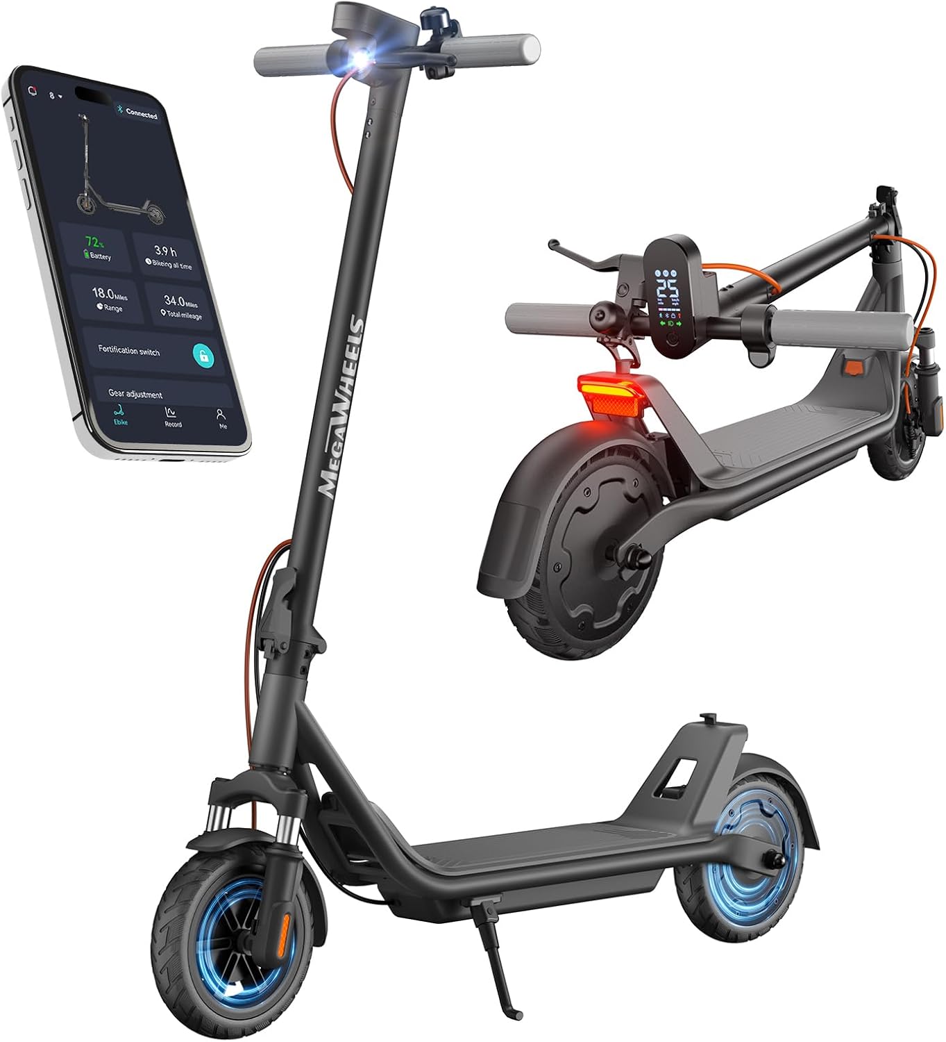 Electric Scooter for Adults, 300W Motor Up to 15.5 MPH, 8.5
