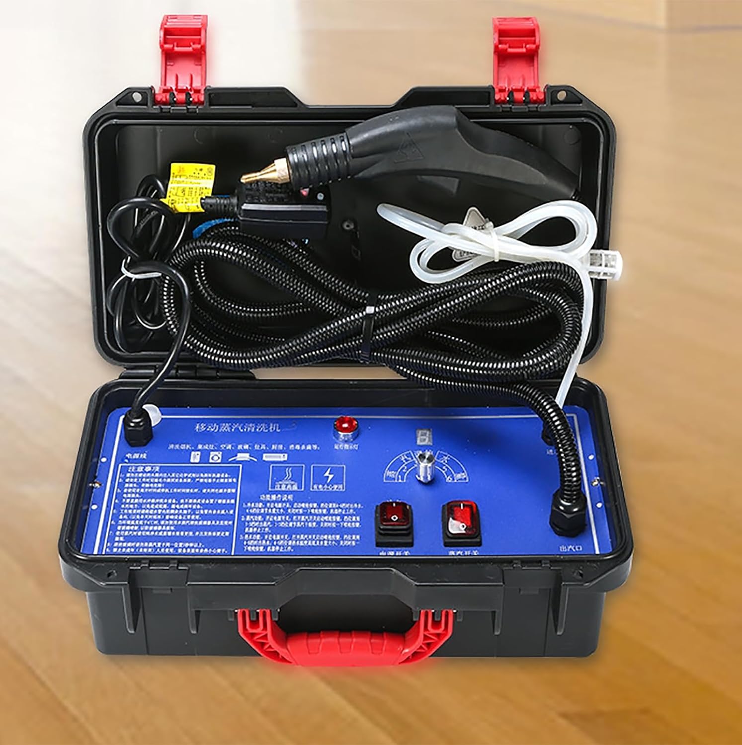 Dry Steam Cleaning Machine, 3200W Handheld Steam Cleaner, Multiple Security Protections, Quick Heating in 10 S, Powerful Decontamination, One Machine with Multiple Uses, for Home Car Commercial