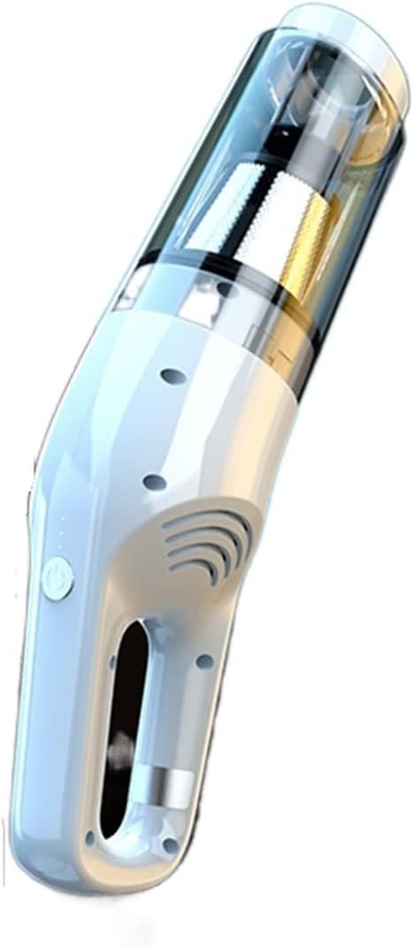95000Pa Car Vacuum Cleaner Cyclone Suction Dust Catcher Portable Handheld Vacuum Wireless for Home Applicance Auto Accessories (Color : White 2hapa)