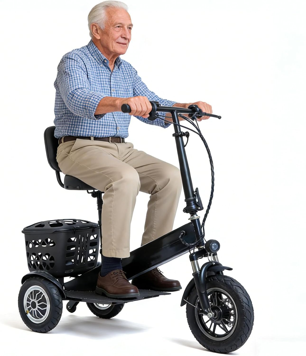 saun Electric Scooter with Seat, Max 15/20/30miles&20mph, 12