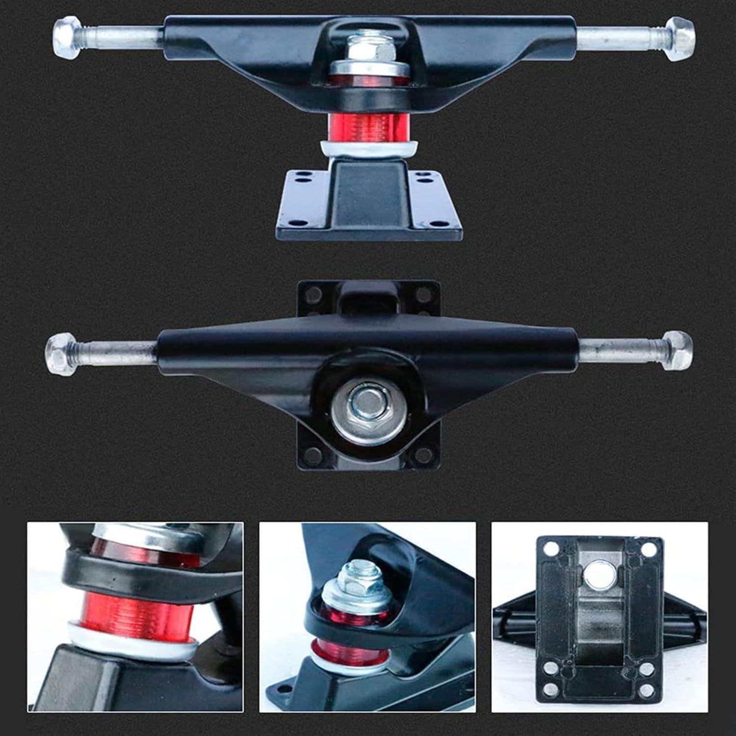 Skateboards for Beginners 31 Inch Complete Skateboard for Kids Teens Adults 7 Layer Canadian Maple Double Kick Deck Concave Trick Skateboard