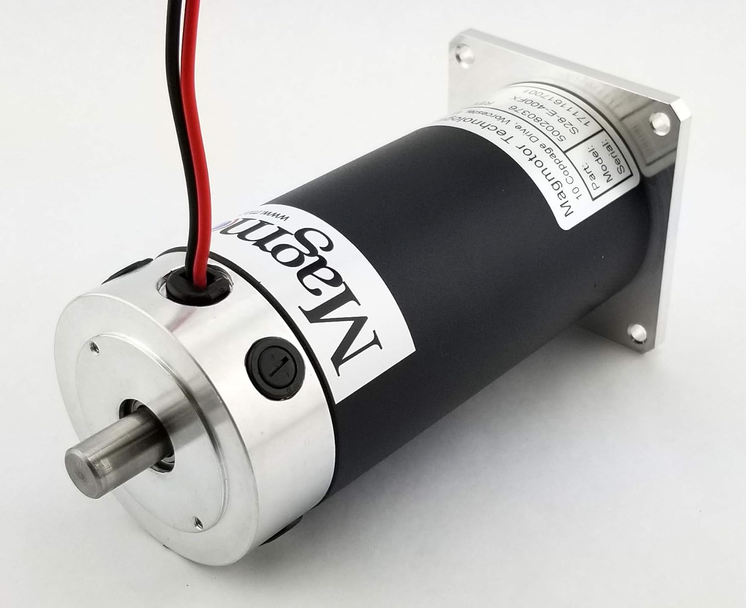 Brushed Motor - Magmotor, S28-E-400FX, 500280376, 48 VDC, 1900 RPM, Brushed DC Motor, DC Electric Motor