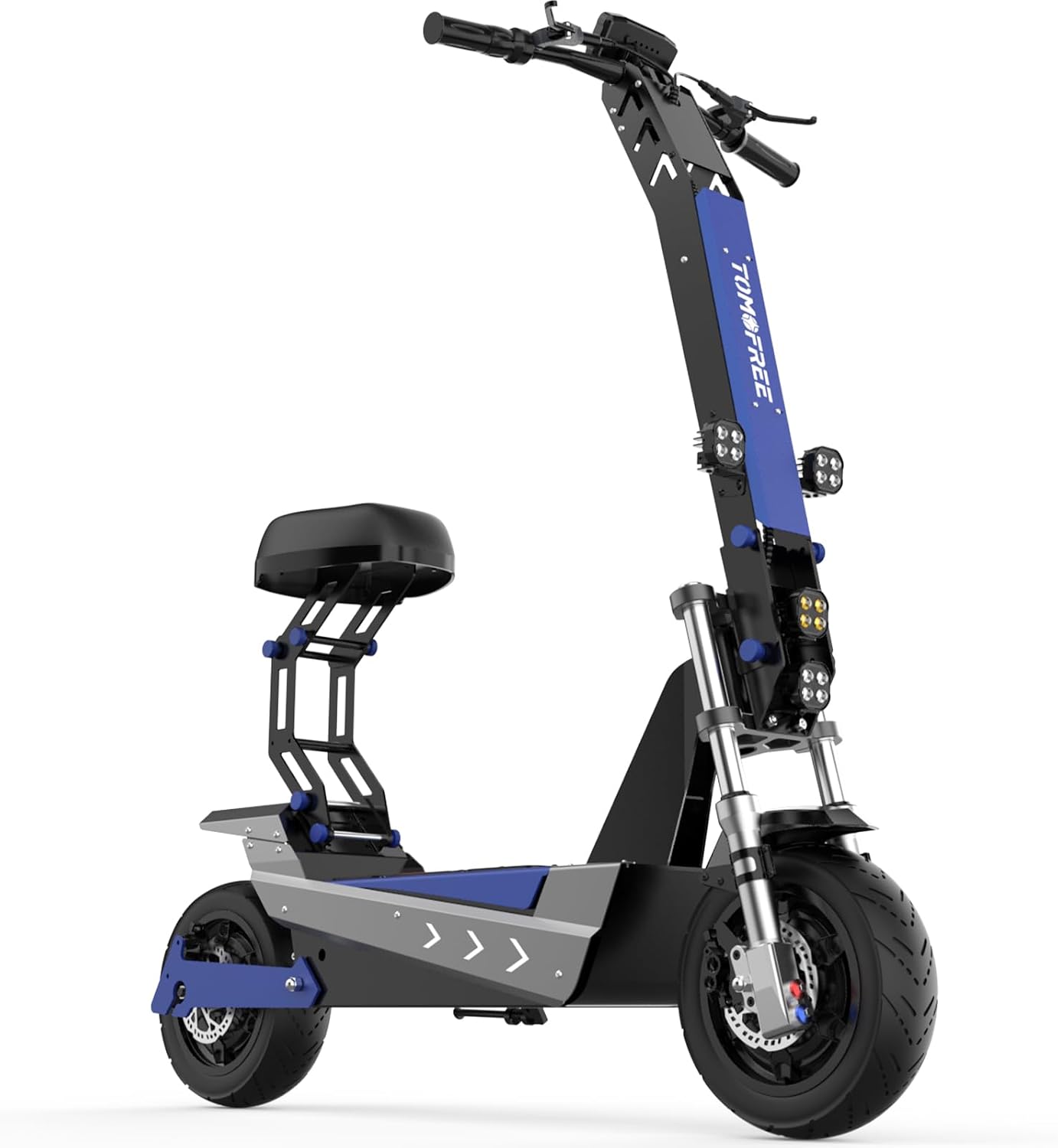 40/50MPH Electric Scooter Adults, 3000W/6000W Motor, 60V25Ah, 84Nm, 55Miles Fast Sports Dual Motor Escooter, 11