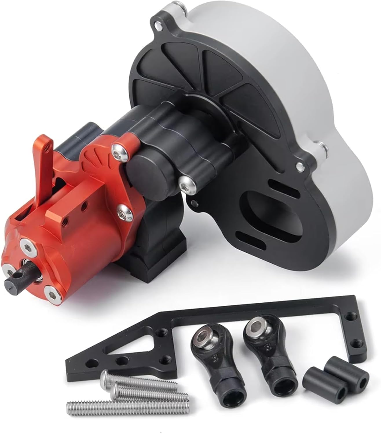 RC Gearboxes For Axial For SCX10 AX10 For Wraith 1/10 Complete Metal Gearbox Transmission Box With Gear RC Crawler Car Model Upgrade Parts