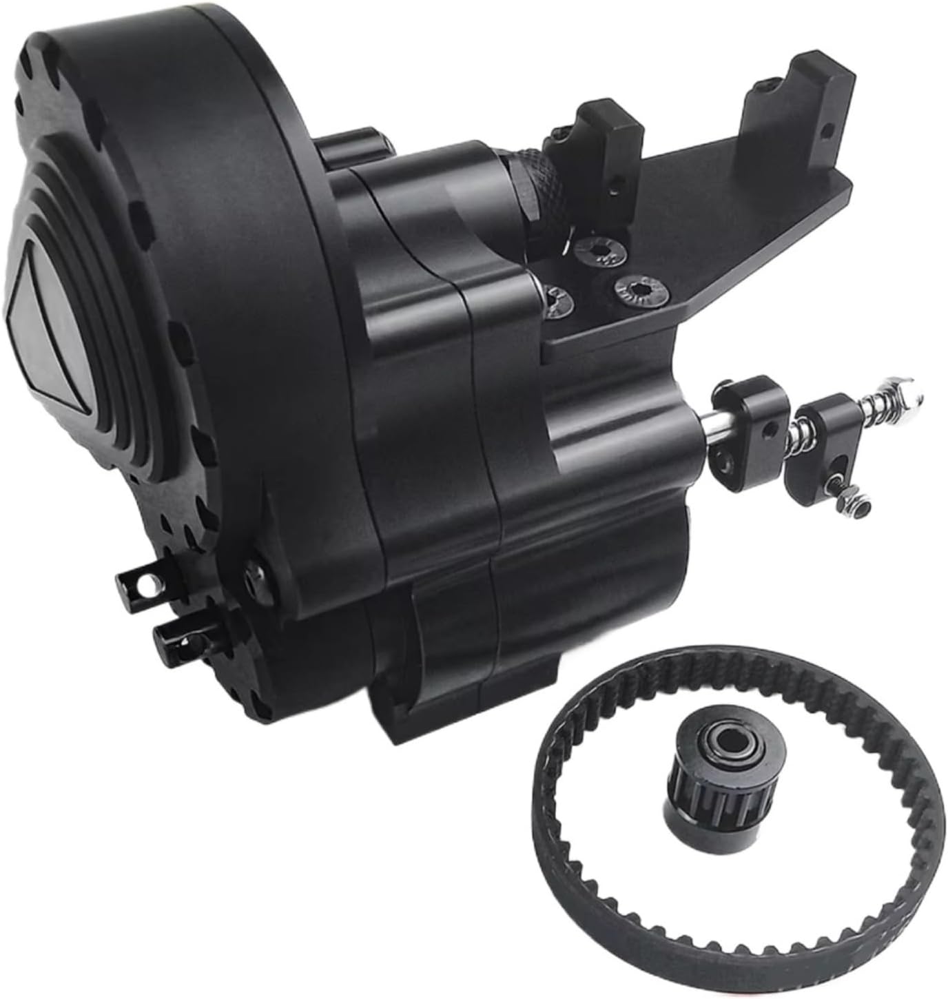 RC Gearboxes For Axial For SCX10 For Wrangler For Wraith 90048 1:10 Reverse Gearbox With Transmission Belt 2 Speeds RC Crawler Car Upgrade Parts