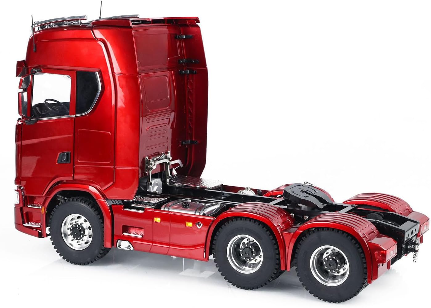 TOUCAN RC HOBBY 6x6 RC Tractor Truck 1/14 Remote Control Car Model CNC Differential Lock Axles