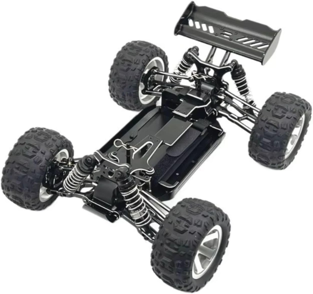 Rc Repairs Parts For WLtoys 144001 144002 144010 144016 144018 Metal Frame Suitable RC Car Upgrade Accessories Parts Kit(Black)